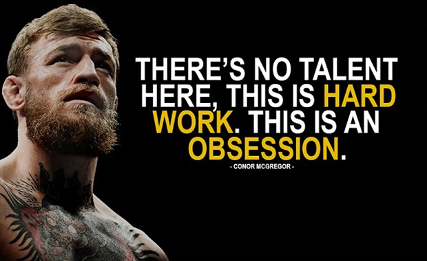 Conor McGregor Motivational Quotes on hard work